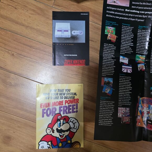 Nintendo Poster / Book Lot Vintage - Picture 3 of 6